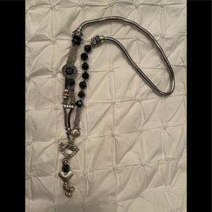 Stainless steel necklace with crystals ⭐️⭐️⭐️